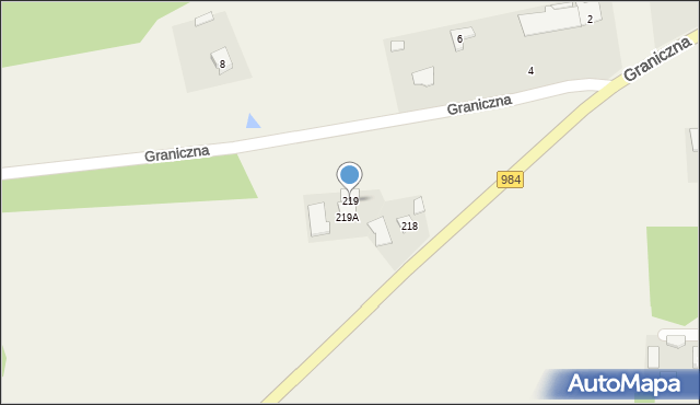 Żarówka, Żarówka, 219, mapa Żarówka