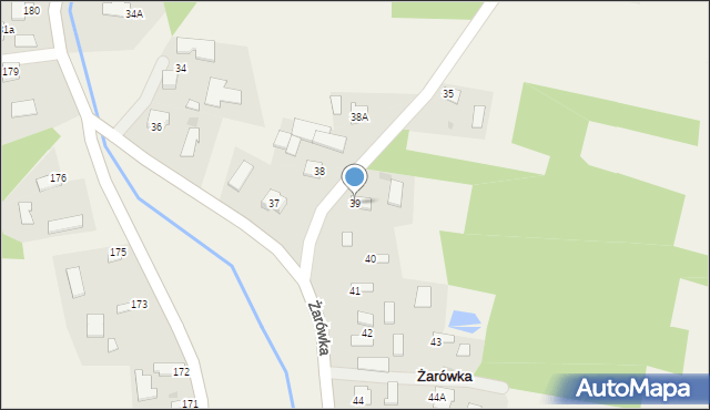 Żarówka, Żarówka, 39, mapa Żarówka