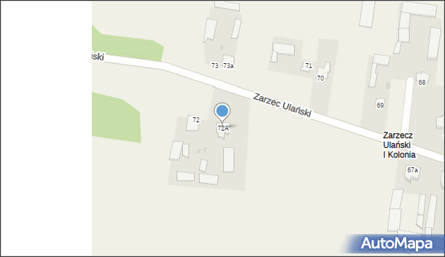 Zarzec Ulański, Zarzec Ulański, 72A, mapa Zarzec Ulański