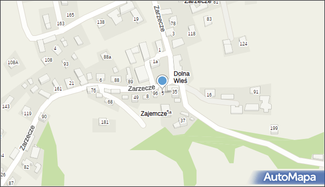 Zarzecze, Zarzecze, 5, mapa Zarzecze