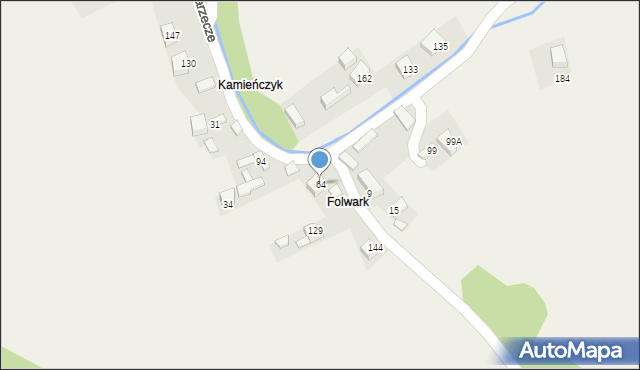 Zarzecze, Zarzecze, 64, mapa Zarzecze