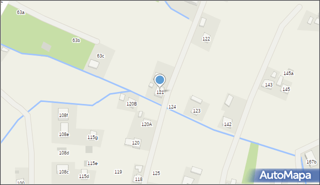 Zarzecze, Zarzecze, 121, mapa Zarzecze