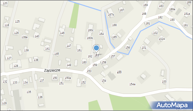 Zarzecze, Zarzecze, 163, mapa Zarzecze