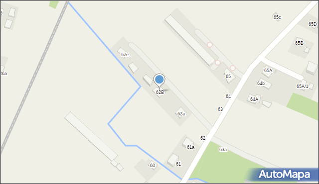 Zarzecze, Zarzecze, 62B, mapa Zarzecze