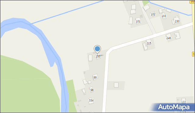 Zarzecze, Zarzecze, 100, mapa Zarzecze