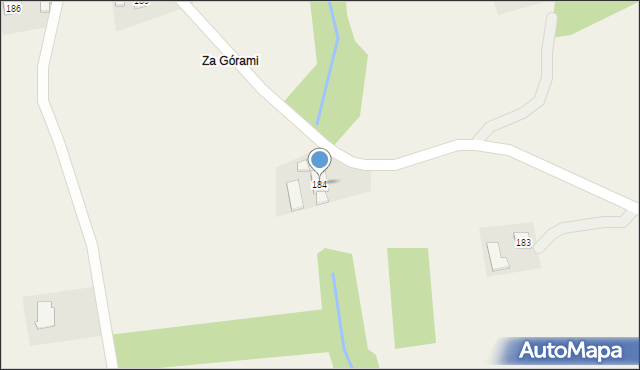 Zarzecze, Zarzecze, 184, mapa Zarzecze