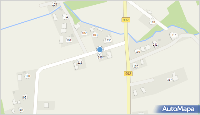 Zarzecze, Zarzecze, 246, mapa Zarzecze