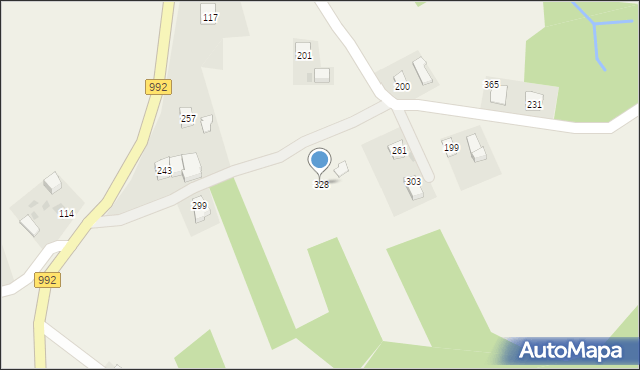 Zarzecze, Zarzecze, 328, mapa Zarzecze