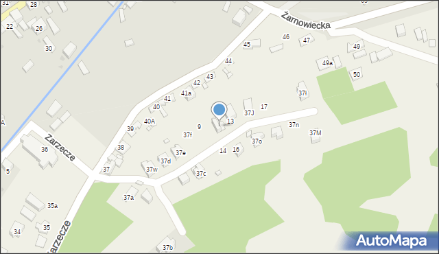 Zarzecze, Zarzecze, 37h, mapa Zarzecze