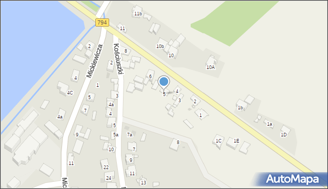 Zarzecze, Zarzecze, 5, mapa Zarzecze