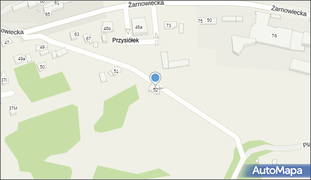 Zarzecze, Zarzecze, 52, mapa Zarzecze