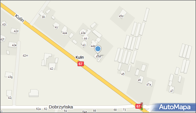 Zarzeczewo, Zarzeczewo, 45a, mapa Zarzeczewo