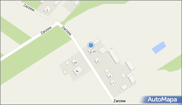 Zarzew, Zarzew, 4, mapa Zarzew