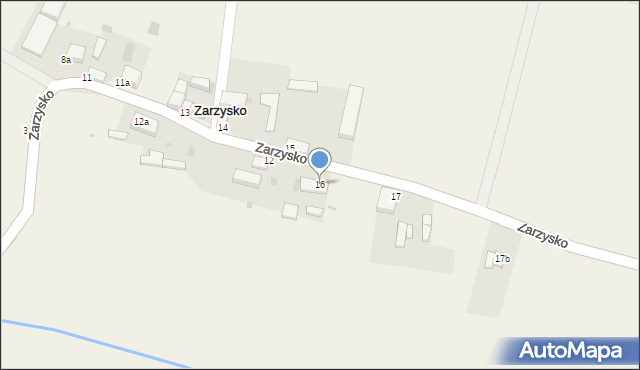 Zarzysko, Zarzysko, 16, mapa Zarzysko