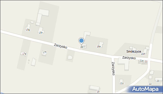 Zarzysko, Zarzysko, 18, mapa Zarzysko