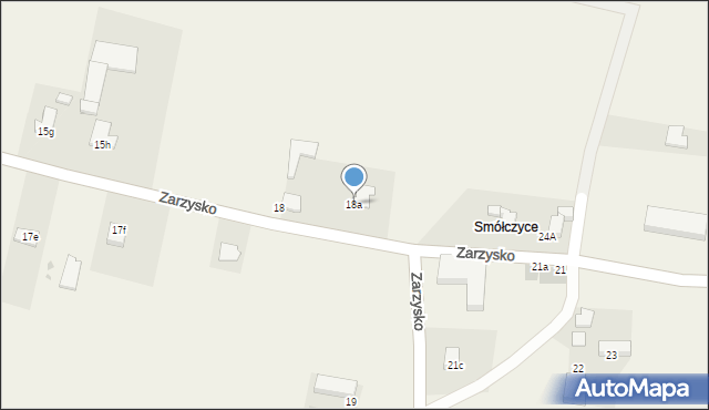 Zarzysko, Zarzysko, 18a, mapa Zarzysko