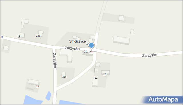 Zarzysko, Zarzysko, 21, mapa Zarzysko