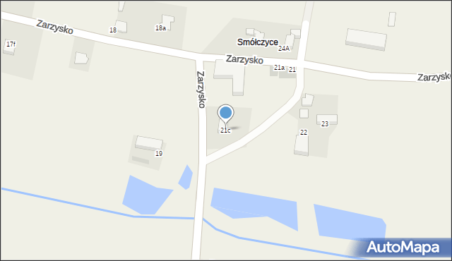 Zarzysko, Zarzysko, 21c, mapa Zarzysko