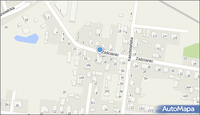 Zaścianki, Zaścianki, 18/1, mapa Zaścianki