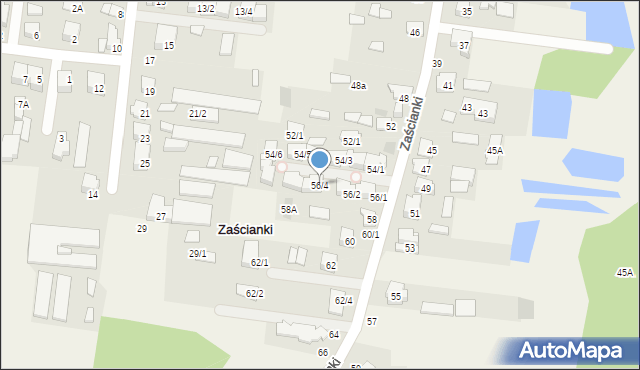 Zaścianki, Zaścianki, 56/4, mapa Zaścianki