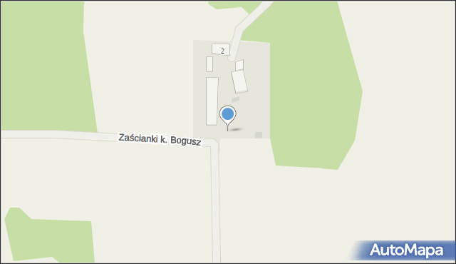 Zaścianki k. Bogusz, Zaścianki k. Bogusz, 2, mapa Zaścianki k. Bogusz