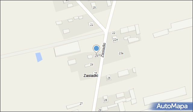 Zasiadki, Zasiadki, 23, mapa Zasiadki