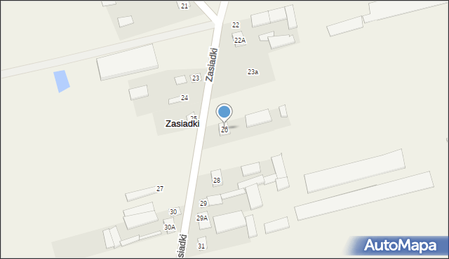 Zasiadki, Zasiadki, 26, mapa Zasiadki