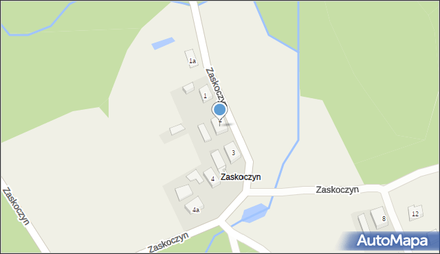 Zaskoczyn, Zaskoczyn, 2a, mapa Zaskoczyn