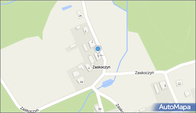 Zaskoczyn, Zaskoczyn, 3, mapa Zaskoczyn