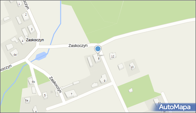 Zaskoczyn, Zaskoczyn, 8/1, mapa Zaskoczyn