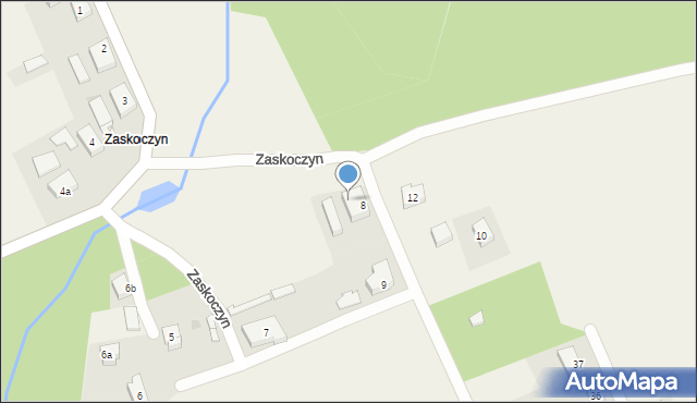 Zaskoczyn, Zaskoczyn, 8/4, mapa Zaskoczyn