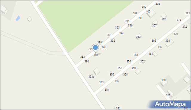 Zastań, Zastań, 388, mapa Zastań