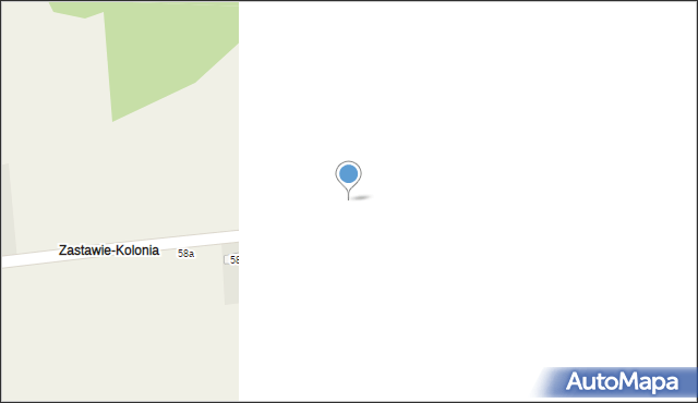 Zastawie-Kolonia, Zastawie-Kolonia, 57, mapa Zastawie-Kolonia