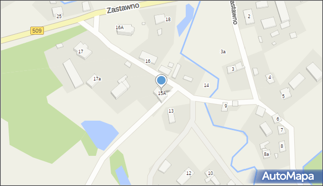 Zastawno, Zastawno, 15A, mapa Zastawno