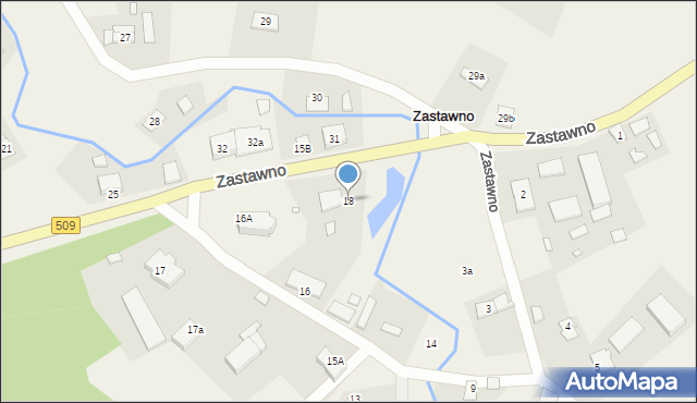 Zastawno, Zastawno, 18, mapa Zastawno