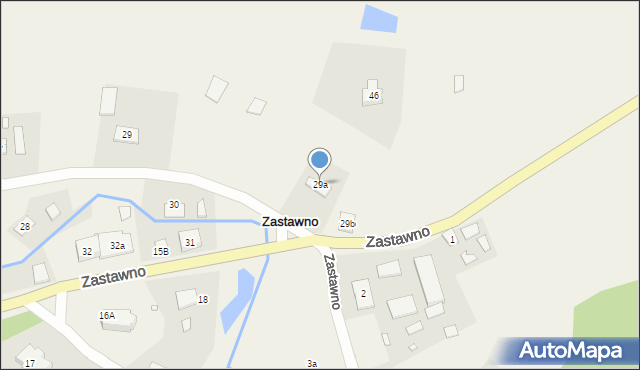 Zastawno, Zastawno, 29a, mapa Zastawno