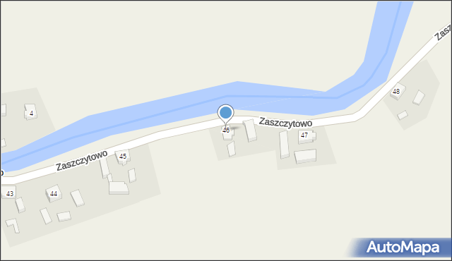 Zaszczytowo, Zaszczytowo, 46, mapa Zaszczytowo