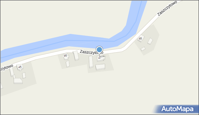 Zaszczytowo, Zaszczytowo, 47, mapa Zaszczytowo