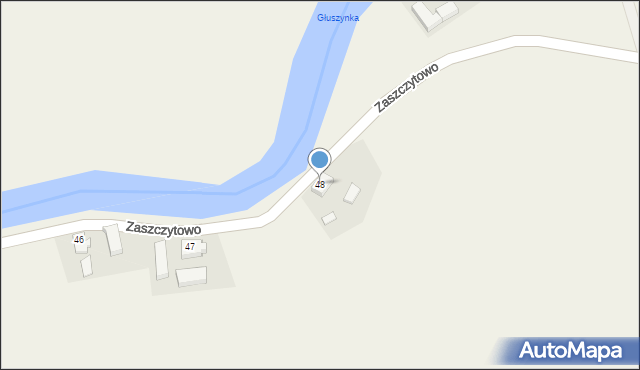 Zaszczytowo, Zaszczytowo, 48, mapa Zaszczytowo