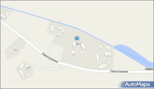 Zaszczytowo, Zaszczytowo, 6a, mapa Zaszczytowo