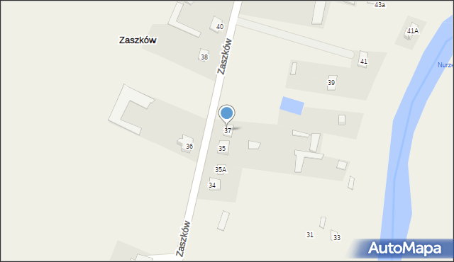 Zaszków, Zaszków, 37, mapa Zaszków