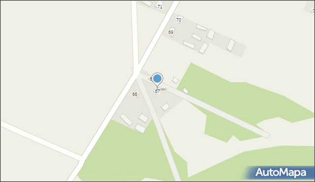 Zaszków, Zaszków, 67, mapa Zaszków