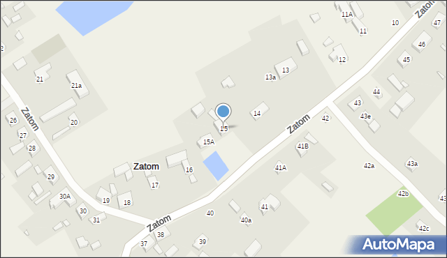 Zatom, Zatom, 15, mapa Zatom