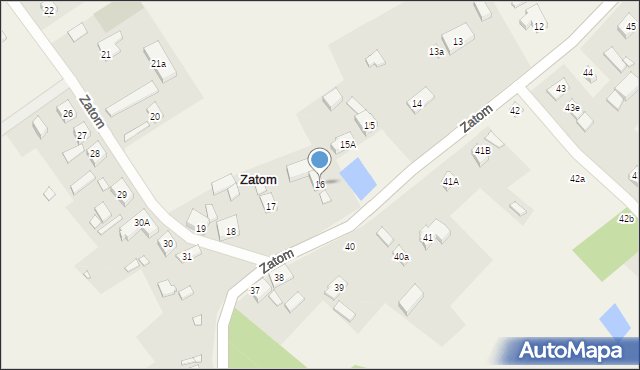 Zatom, Zatom, 16, mapa Zatom