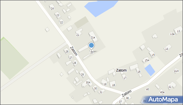 Zatom, Zatom, 20, mapa Zatom