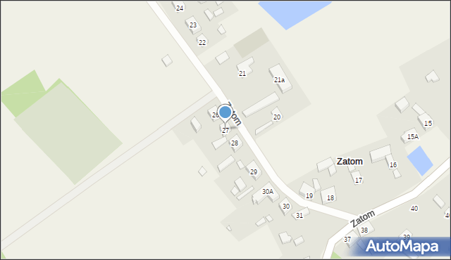 Zatom, Zatom, 27, mapa Zatom