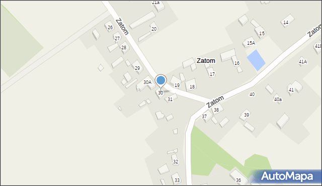 Zatom, Zatom, 30, mapa Zatom