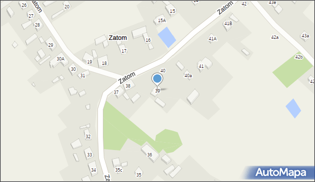 Zatom, Zatom, 39, mapa Zatom