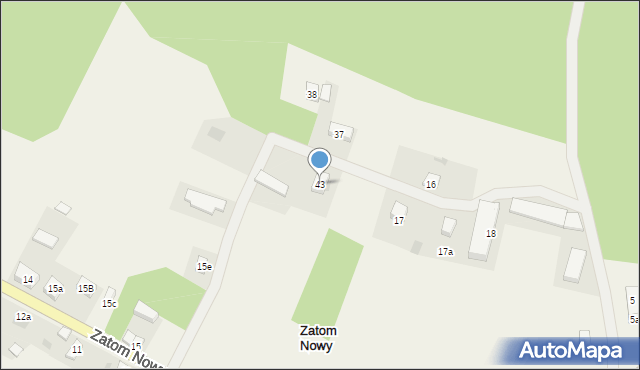 Zatom Nowy, Zatom Nowy, 43, mapa Zatom Nowy