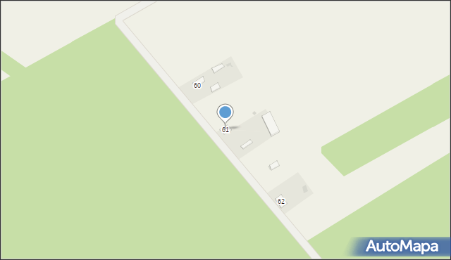 Zawada, Zawada, 61, mapa Zawada